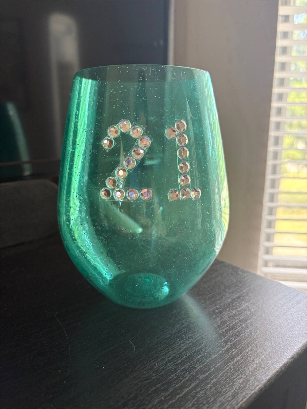 21st Birthday Oversized Wine Cup-Plastic